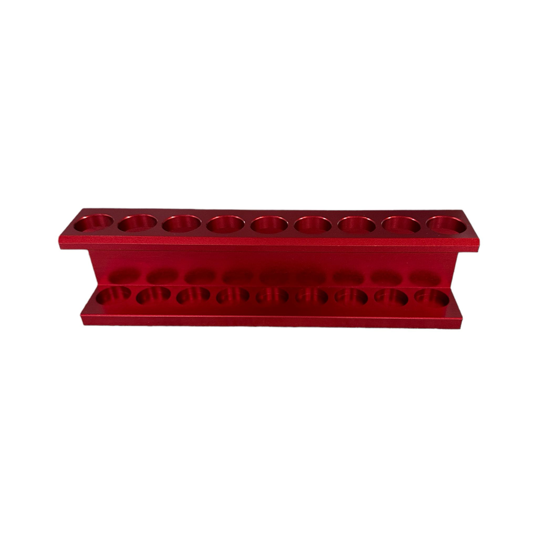 Suport pentru uleiuri esentiale din aluminiu oxidat - Rosu - touch